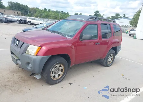 2008 Nissan Xterra X z USA, uszkodzony, nr VIN 5N1AN08WX8C511851